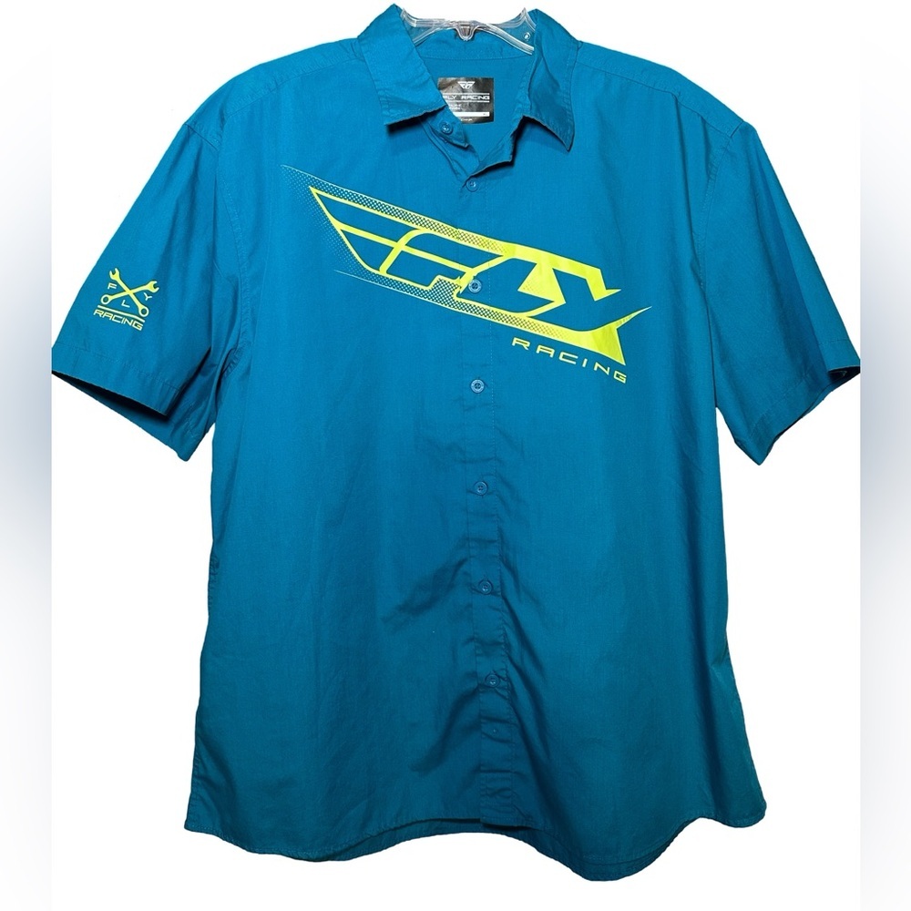 Fly Racing Mechanic Button Down shirt XL